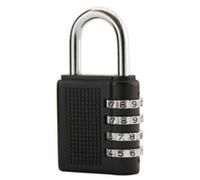 FIVE X 40MM TRI-CIRCLE HEAVY DUTY COMBINATION CHROME PADLOCK WITH 6MM SHACKLE