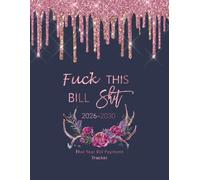 Five Year Bill Payment Tracker 2026-2030: Monthly Payment Organizer, Simple records and Checklist Planner 60 months