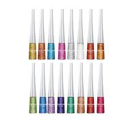 Five Year Diary Colorful Dazzling Sequin Glitter Eyeliner Liquid Easy To Apply Long Lasting Waterproof Sweat-Proof Eyeliner 16 Pieces