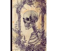 Five Year Gothic Planner, 2023-2027: Two Pages Per Month, with Holidays, Goals, Passwords, Contact Numbers, Journal Paper, Spooky Illustrations Throughout