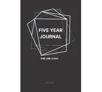 Five Year Journal One Line a Day: 5 Year Journal One line a Day, Undated One Line a Day Journal, Daily Reflection Notebook for Five Years