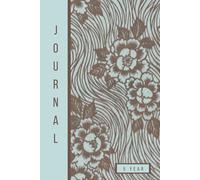 Five Year Journal One Line A Day: Large 5 Year Diary Hardcover Memory Book Perfect For Moms Daughters Women White Elephant Gifts Bulk Gifts Round ... and Lined - Blue Cover with Japanese Peonies