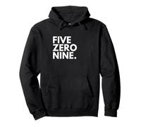 FIVE ZERO NINE Area Code 509 Spokane WA Washington USA Pullover Hoodie