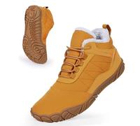 FiveFinger Winter Warm Fur Lined Outdoor Waterproof Snow Cold Boot Womens Mens, Non-Slip Wide Toe Box Ankle Boot Unisex