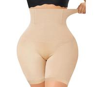 FIVEGOGO Shapewear for Women Tummy Control Panties 3 In 1 Seamless Slimming Body Shaper High Waist Underwear, Skin Shaper, M-L