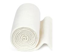 FIVEIZERO 100% Natural Cotton Quilt Batting-47Inchesx3Yards Large Lightweight Batting Fabric,Quilting Batting by The Yard for Sewing,Crafts,Potholders,Backing,Wadding,Twin & King Size Quilt Projects