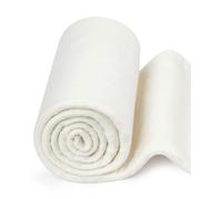 FIVEIZERO 100% Natural Cotton Quilt Batting-47Inchx1Yard Large Lightweight Batting Fabric,Quilting Batting by The Yard for Sewing,Crafts,DIY,Potholders,Backing,Wadding,Twin & King Size Quilt Projects