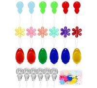 FIVEIZERO Needle Threaders Kit - 24 PCS Needle Threader for Hand Sewing,4 Type Simple Needle Threaders for Needles,Needle Threader for Sewing Machine & Embroidery Floss with Clear Storage Box