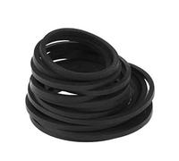 fivekim 20pieces Universal x Cassette Tape hine Belt Assorted Common Square Rubber Belt for Recorders WalkmanDVD Drive 2mm small belt Black