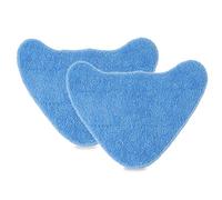 fivekim 2Pieces Washable Mop Pad Cleaning Cloth Replacement For Vax Steam Cleaner Mops Steam Triangle Mop Cloth Blue