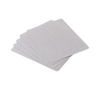 fivekim 5Pieces Mica Plate Sheets Microwave Oven Replace Part 120X150Mm Universal For Microwave Oven Mica Tablets Silver