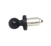 fivekim Alunum Base Rubber Motorcycle Bike Mount Black Fork Stem Base with Ball Head for RAM Mount forBall Mount Adapter Motorcycle mobile phone navigation bracket