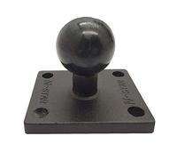 fivekim Alunum Square Mount Base with Ball Head for Ram Mount forZumo Tom Square navigation fixed ball head black