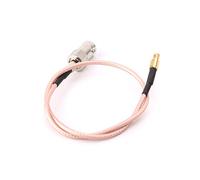 fivekim Bnc Female To Mcx Male Rg316 Pigtail Cable 30Cm Rf Coaxial Cables Connectors And Terminals Rose Gold & Silver & Gold