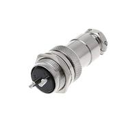 fivekim Gx20 Aviation Connector Kit Male And Female 2,3,4,5,6,7,8 Pin Socket Plug Aviation Socket Silver