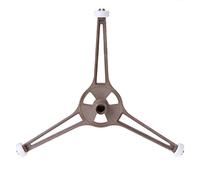 fivekim Microwave Oven Plastic Triangle Shaped Tray Support For 24.5Cm Flat Glass Plate Microwave Turntable