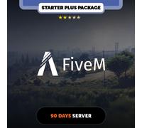 FiveM 90 days Private Server - Starter Plus Package Code