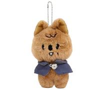 FiveMileBro Stray Kids SKZOO Plush Doll 12 cm 'Magic School' Keyring & Backpack Pendant - Cute SKZOO Cuddly Toy Collectible, Bear, 1