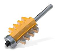 FivePears Finger Joint Router Bit with 1/4" Shank,Reversible Finger Joint Glue Joint Router Bit for Woodworking