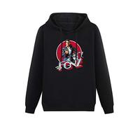 FIVERAM Men's Casual Shirt The Fonz Fonzie Happy Days Cool Retro Tv Show Television Comedy Hoodies Pullover Long Sleeve Sweatshirts Black L