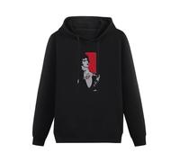 FIVERAM Men's Cotton Hooded Dr Frank N Furter Hoody The Rocky Horror Picture Show Cotton Mens Hoody Black S