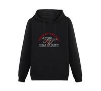 FIVERAM Men's Hoody Fashion Cool Hoodie Sweatershirt Isle Man Tt Legends Hoody - Motorcycle Rac Casual Hoodie Black L