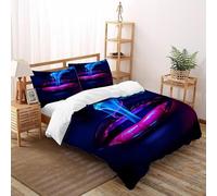 FIVERGIDEC Lips Smoke Bedding Set 3D Digital Printing Vogue Human Lip Smoke Duvet Cover Set Pillowcase Microfiber Universal for All Seasons Double（200x200cm）