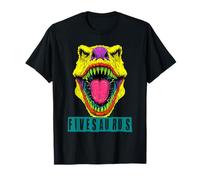 Fivesaurus - Five-A Saurus T-Rex 5th Birthday T-Shirt