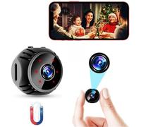 FiveSky Hidden Spy Camera Mini HD 1080P Wireless WiFi Camera with Live Video Home Security Surveillance Cam with Motion Detection/Night Vision APP Control for Indoor Outdoor Car Nanny Cam