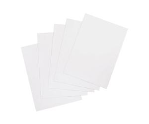 Fivestar 5 Star 356505 Office Binding Covers 250Gsm Plain A4 Gloss White Pack 100