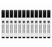 5 Star Office Drywipe Marker Chisel Tip Black [Pack 12] - 939948