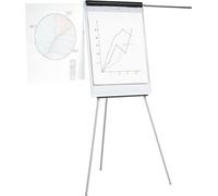 Fivestar 5 Star Easel Drywipe Magnetic With Pen Tray And Extension Arms Capacity A1 Grey Ref 8102472