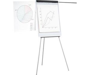 Fivestar 5 Star Easel Drywipe Magnetic With Pen Tray And Extension Arms Capacity A1 Grey Ref 8102472