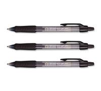 Fivestar 5 Star Gel Rollerball Retractable Medium 0.7mm Tip 0.4mm Line Black Ref Gp110601 Pack Of 12