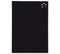 5 Star Casebound Notebook Ruled 160 Pages A4 75gsm Black (Pack of 5) 930280