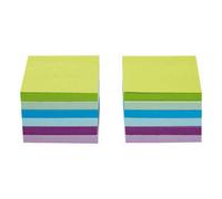 Fivestar 5 Star Office 940562 76 X 76 mm Re-Move Sticky Note - Neon (Pack Of 12)