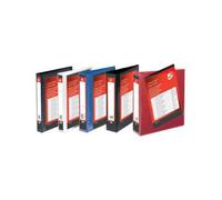 Fivestar 5 Star Office 940678 25 mm A4 Pp Cover Presentation Ring Binder - Black (Pack Of 10)