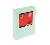 Fivestar 5 Star Office Coloured Copier Paper Multifunctional Ream-Wrapped 80Gsm A4 Light Green 500 Sheets