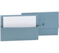 Fivestar 5 Star Office Document Wallet Half Flap 250Gsm Capacity 32mm Foolscap Blue Pack 50