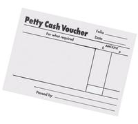 Fivestar 5 Star Office Petty Cash Pad 160 Pages 88X138mm Pack 5