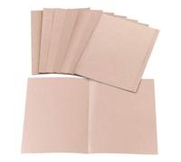 Fivestar 5 Star Office Square Cut Folder Non Punched Recycled 170Gsm Kraft Foolscap Buff Pack 100