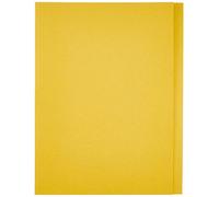 Fivestar 5 Star Office Square Cut Folder Recycled Pre-Punched 250Gsm A4 Yellow Pack 100