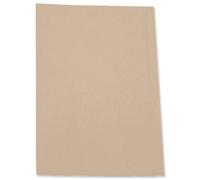 Fivestar 5 Star Office Square Cut Folder Recycled Pre-Punched 250Gsm Foolscap Buff Pack 100
