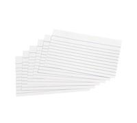 Fivestar 5 Star Record Cards Ruled Both Sides 5X3In 127X76mm White Pack Of 100