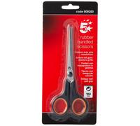 Fivestar 5 Star Scissors With Rubber Handles 160mm Ref 909280