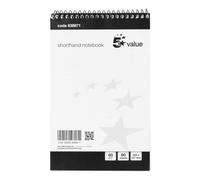 Fivestar 5 Star Value Shorthand Pad Wirobound 60Gsm Ruled 160Pp(Pack Of 10)