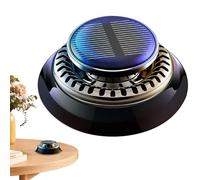 Fivetoo Solar Powered Car Air Freshener - Cyclone Car Diffuser Solar Odor Eliminator Fragrance Ornament White