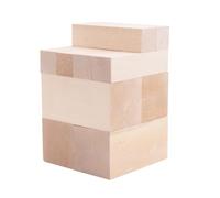 Fivetwofive Basswood Carving Blocks Carving Wood Bass Wood for Carving 10PCS - Whittling Wood for Crafts Wood Carving Kit Wooden Easy to Use
