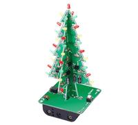 Fivetwofive DIY Christmas Tree LED Kit Flashing Lights Circuit Kit for Festive Electronic Fun A
