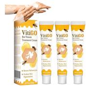Fivfivgo Bee Venom Vitiligo Treatment Cream, Fivfivgo VitiCalm Bee Venom Cream, Bee Venom Treatment for Vitiligo (3pcs)